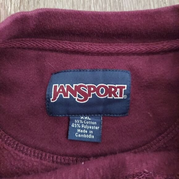 1990s/2000s Jansport Indiana University of Pennsylvania Sweatshirt Size XXL - Picture 3 of 5
